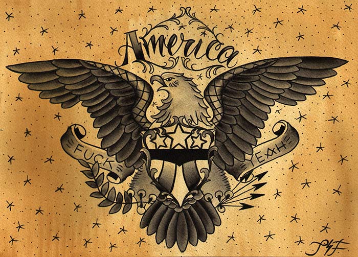 American Fuck Yeah - Canvas Giclee